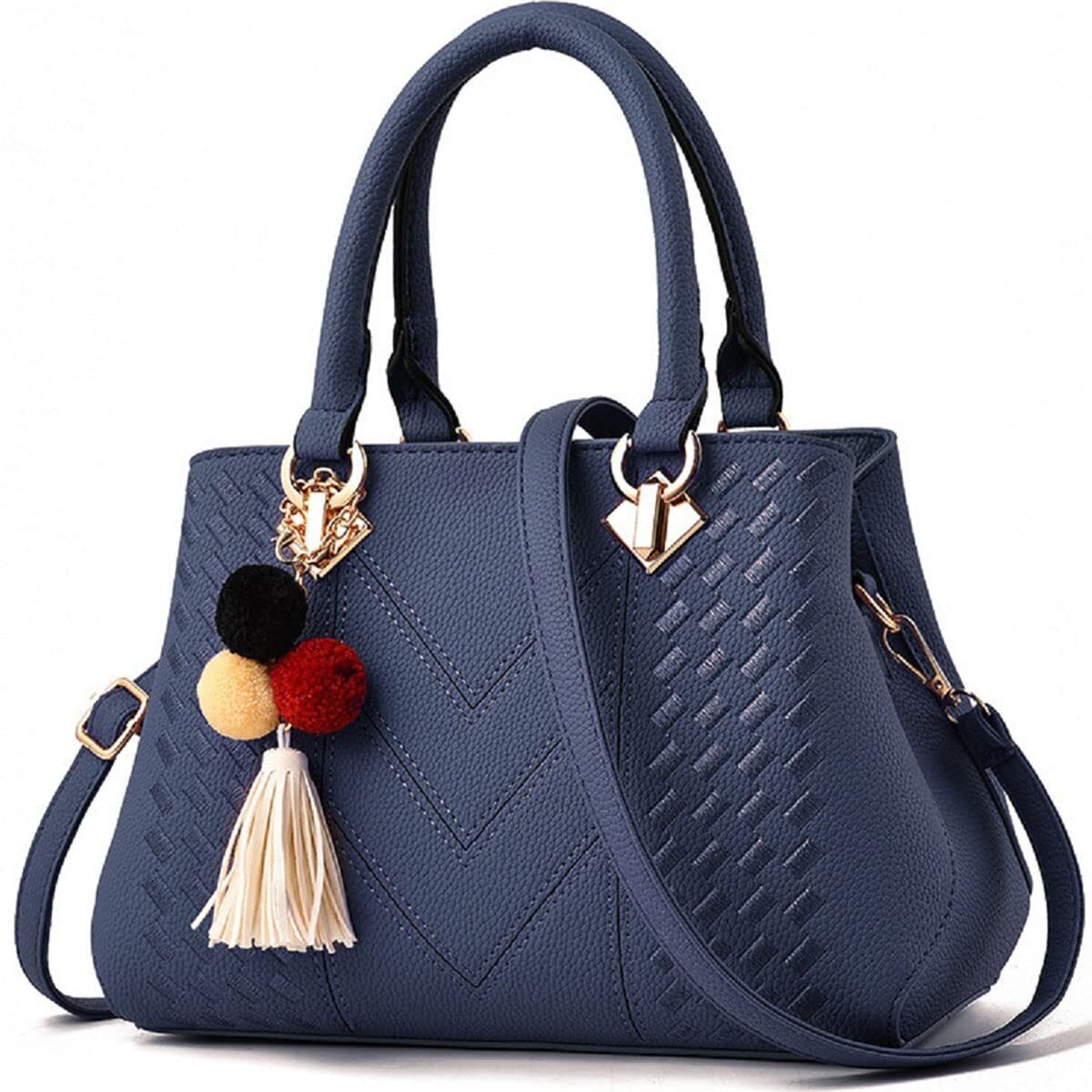 8729 Leather Handbags Purses TopHandle Totes Satchel Shoulder Bag